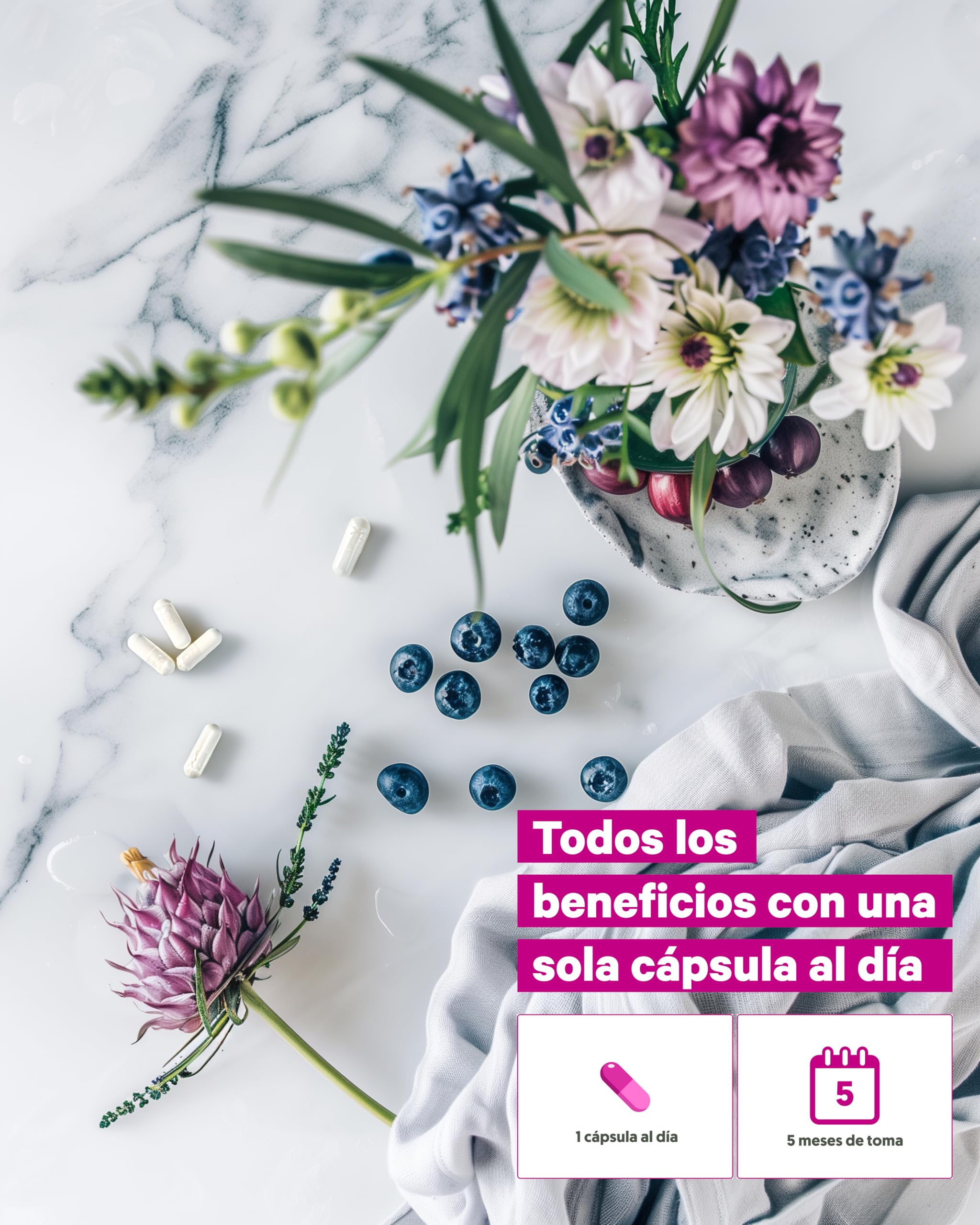 Cardo Mariano 3X ACCIÓN con Cúrcuma, Diente de León, Alcachofa, Cola de Caballo, Colina & Desmodium | Depurativo DETOX para apoyo Hepático, Diurético y Digestivo | 155 Cáps.
