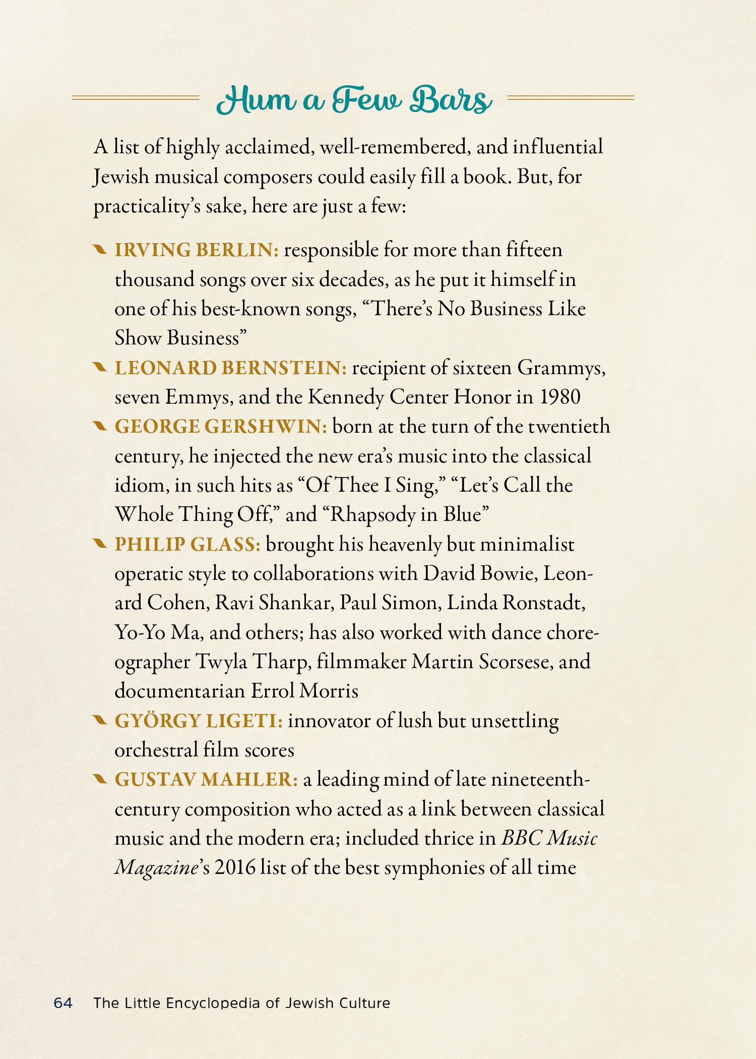 The Little Encyclopedia of Jewish Culture: 101 People, Places, Things (and Foods) Every Jew Should Know