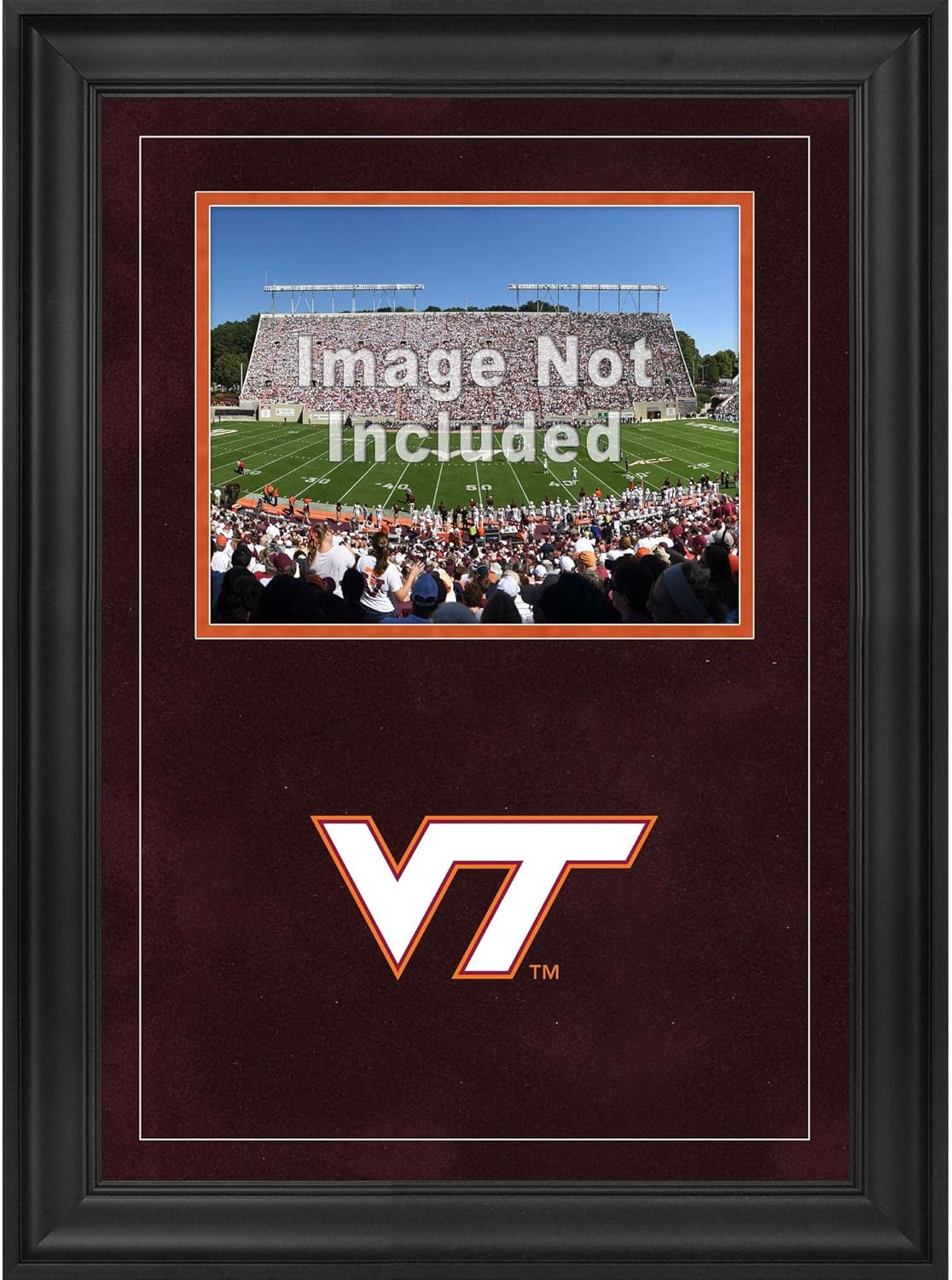 Virginia Tech Hokies Deluxe 8" x 10" Horizontal Photograph Frame with Team Logo - College Other Display Cases