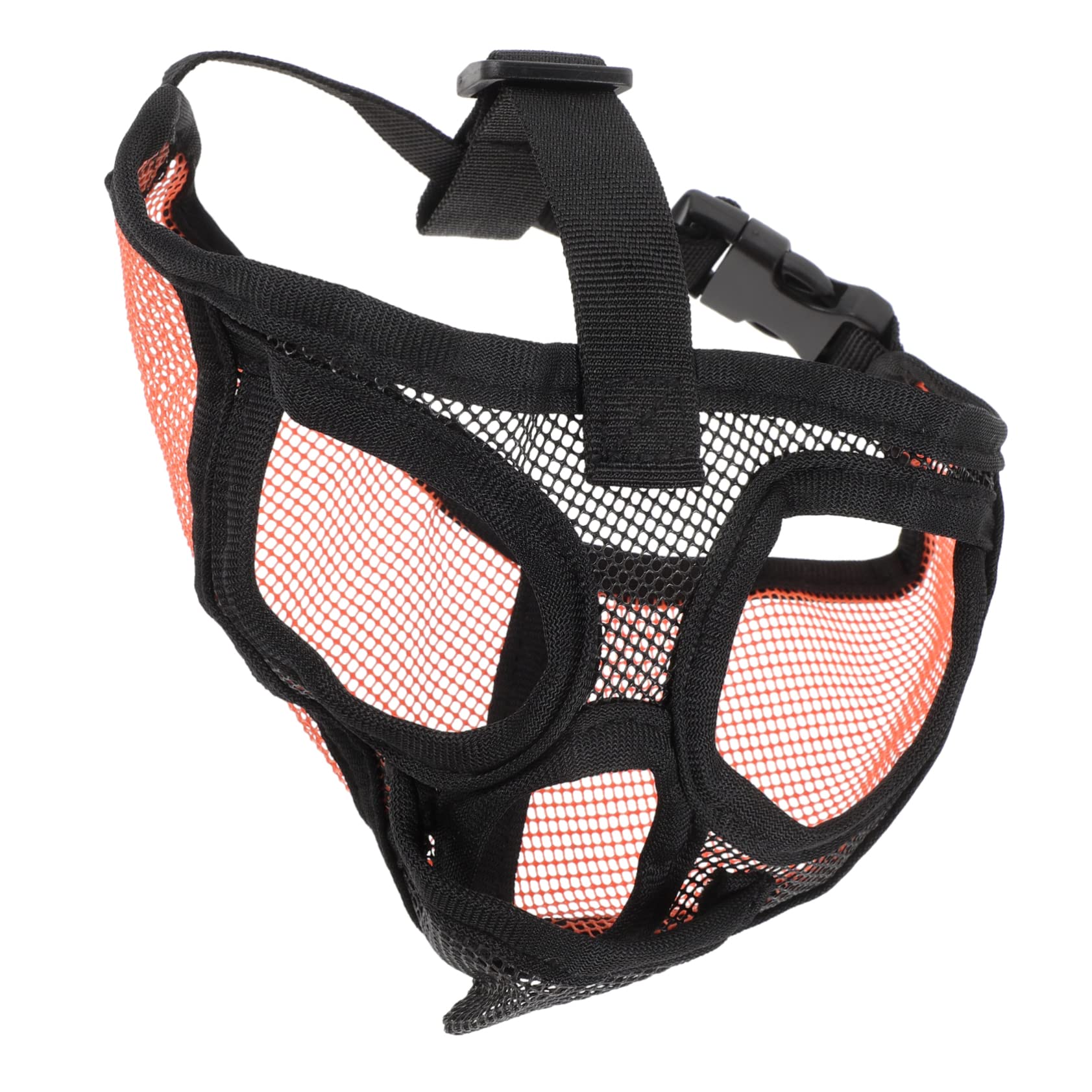 BESPORTBLE 4pièces Muselière Respirante Maille pour Chiens à Museau Court Conçue pour Aboiements Et Morsures Ajustable Et Confortable