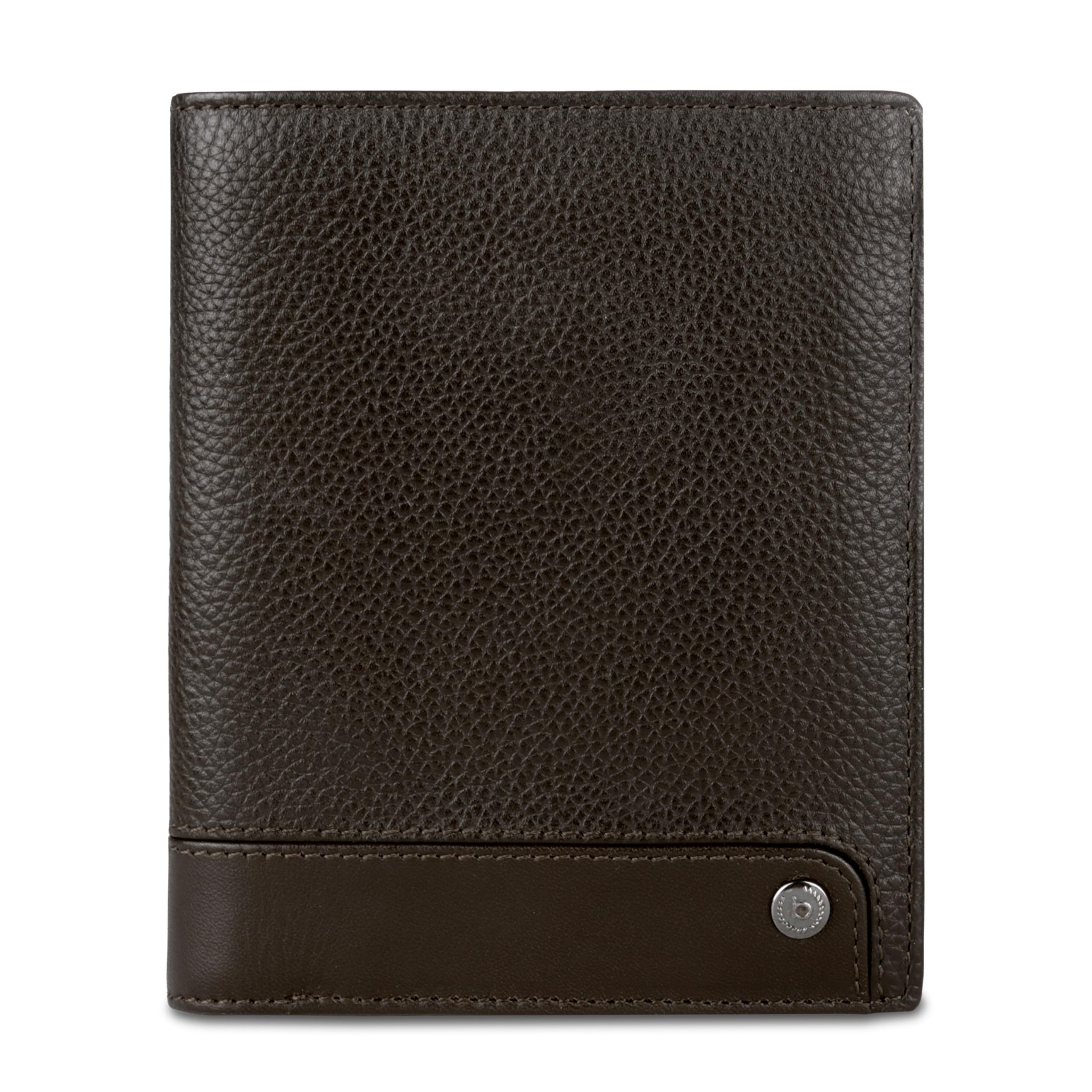 Portefeuille Bugatti Due en cuir marron avec rabat d'exception - 6