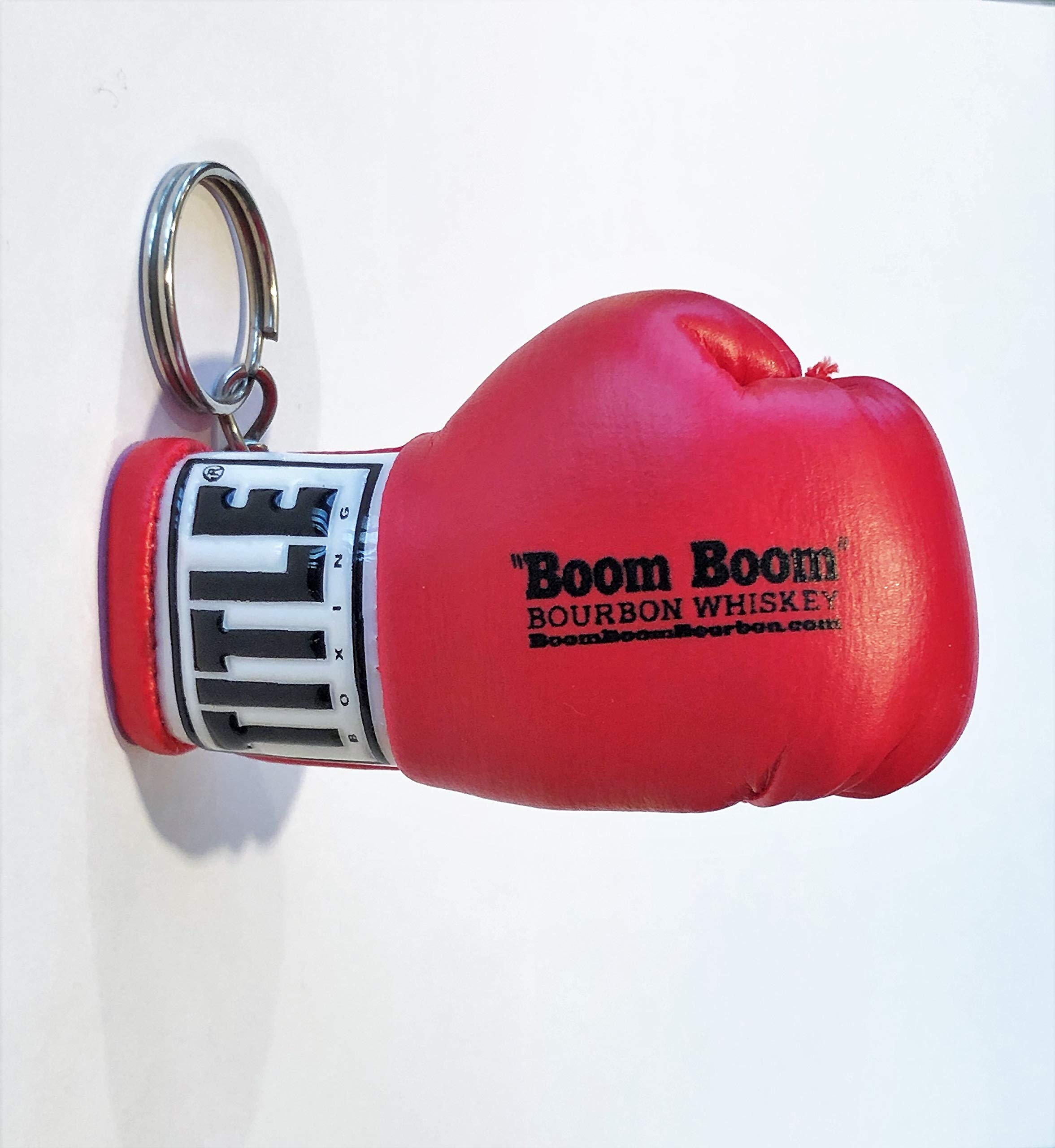 Ringside Brands Boom-Boom Bourbon Boxing Glove Keyring. Made Exclusively for Ray Boom-Boom Mancini to Enhance His Boom-Boom Bourbon Brand.