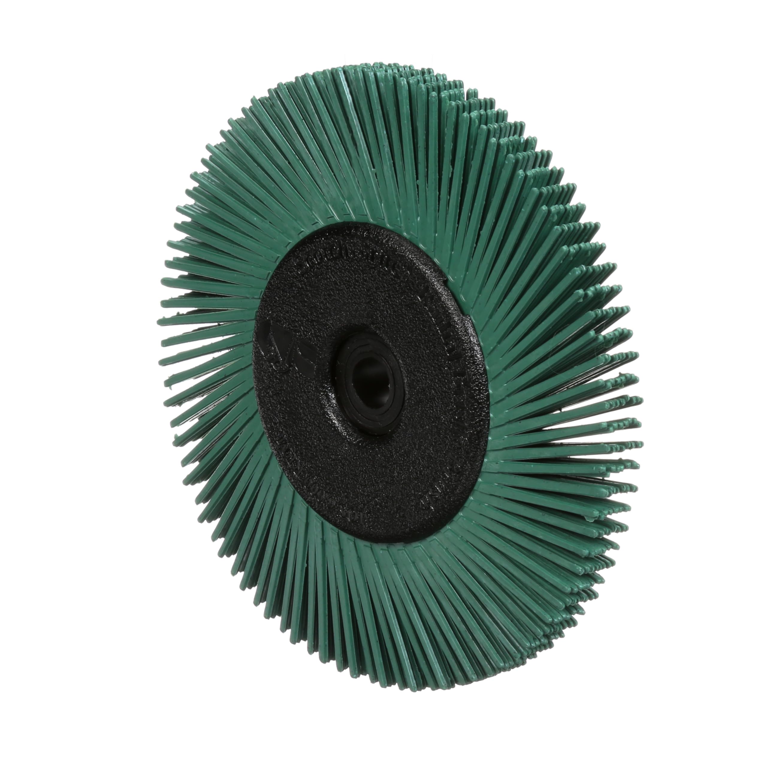 Scotch-Brite Radial Bristle Brush BB-ZB mit Kunststoff-Flansch, grün, 152,4 mm x 12,7 mm x 25,4 mm, P50, Typ A, 1 Stück