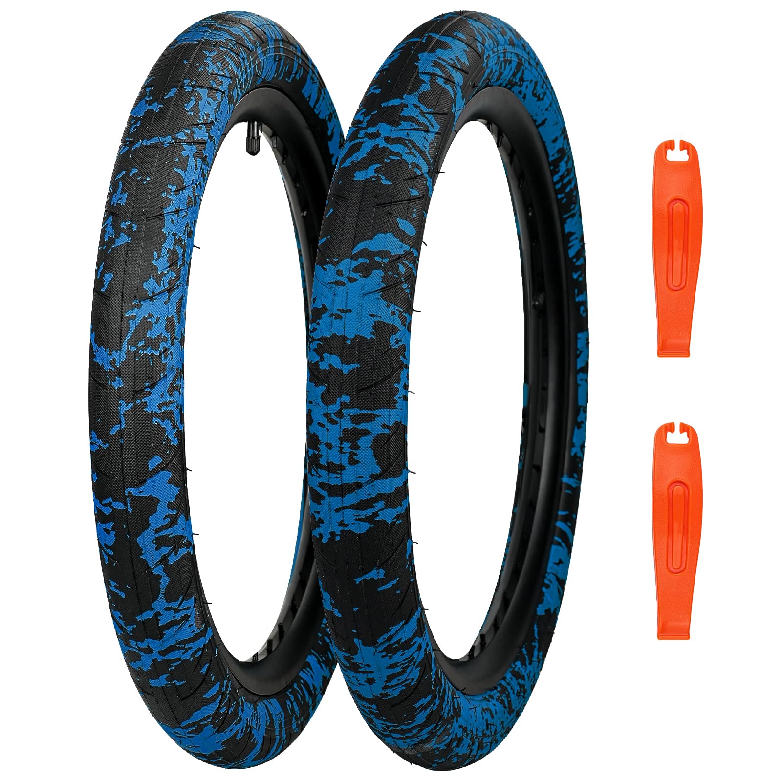 MEGHNA Pneu de VTT 20 x 2,4" (64-406) - Profil solide - Pour VTT, BMX, vélos pliants
