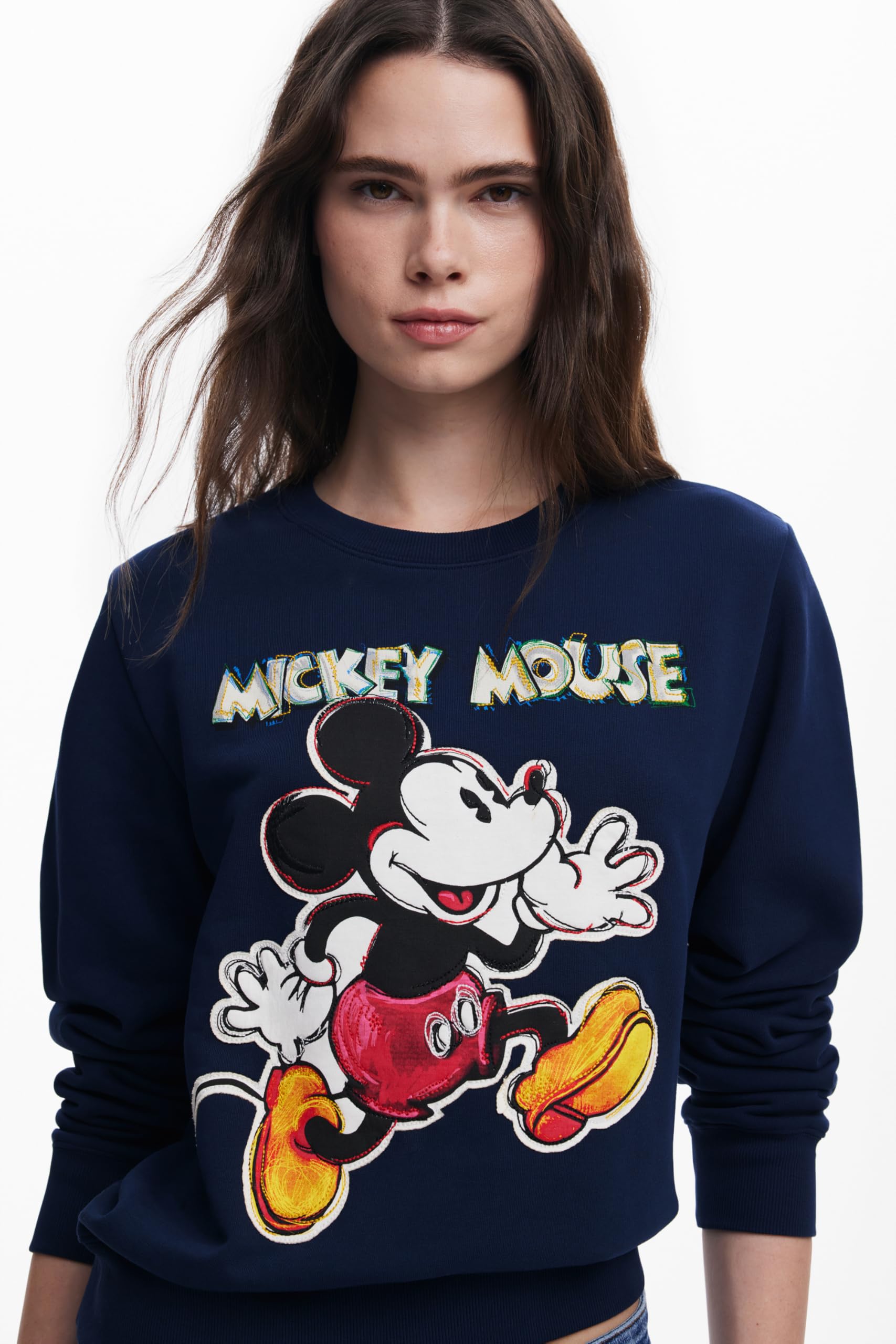 Desigual Bluza Kobiety Sweat_avery Mickey