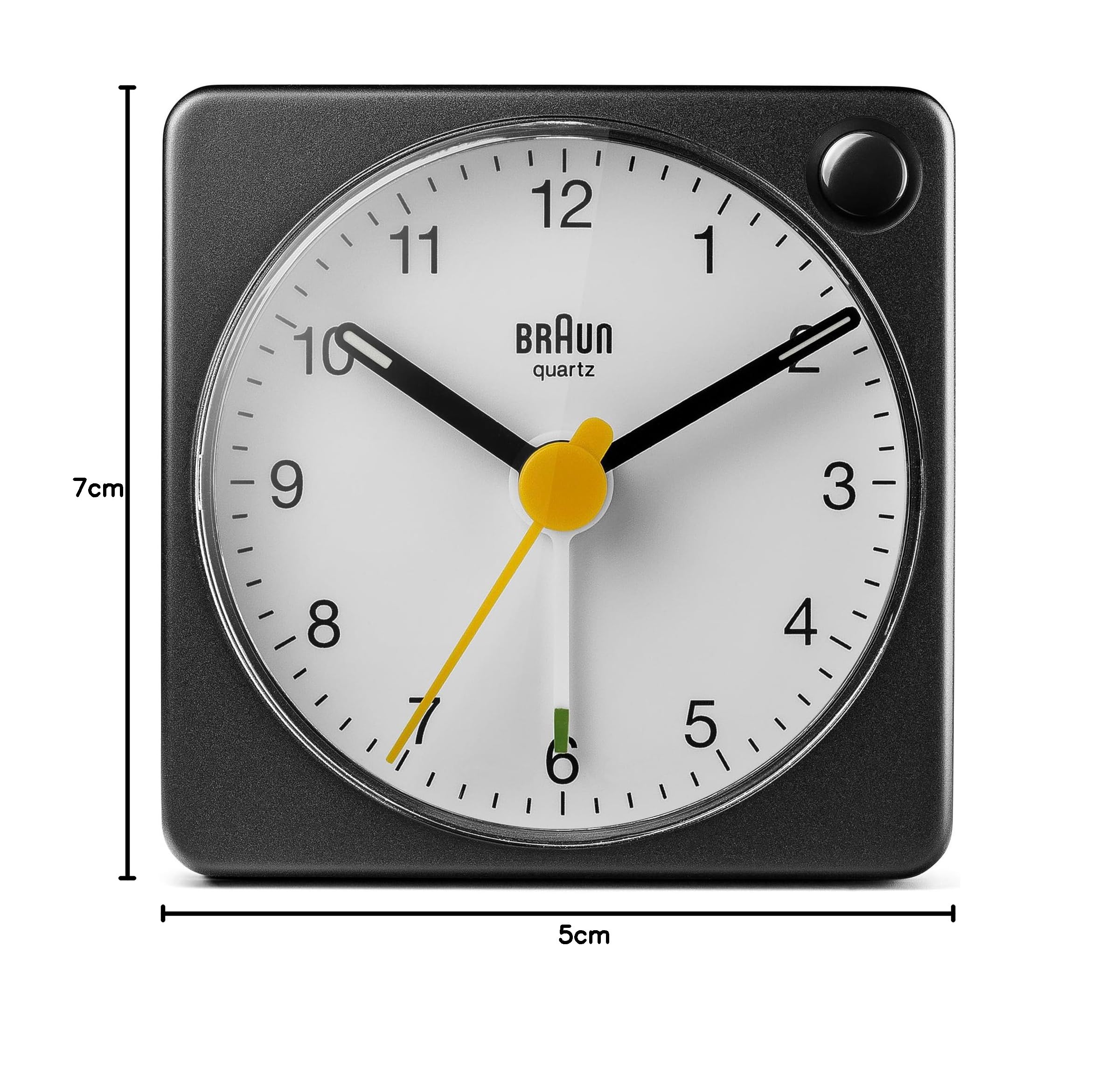 Image secondaire de Braun Réveil analogique de Voyage Classique avec Fonction Snooze et lumière, Taille compacte, Mouvement à Quartz Silencieux, bip