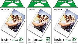 Instax Fujifilm Mini Film, White 60 Pack