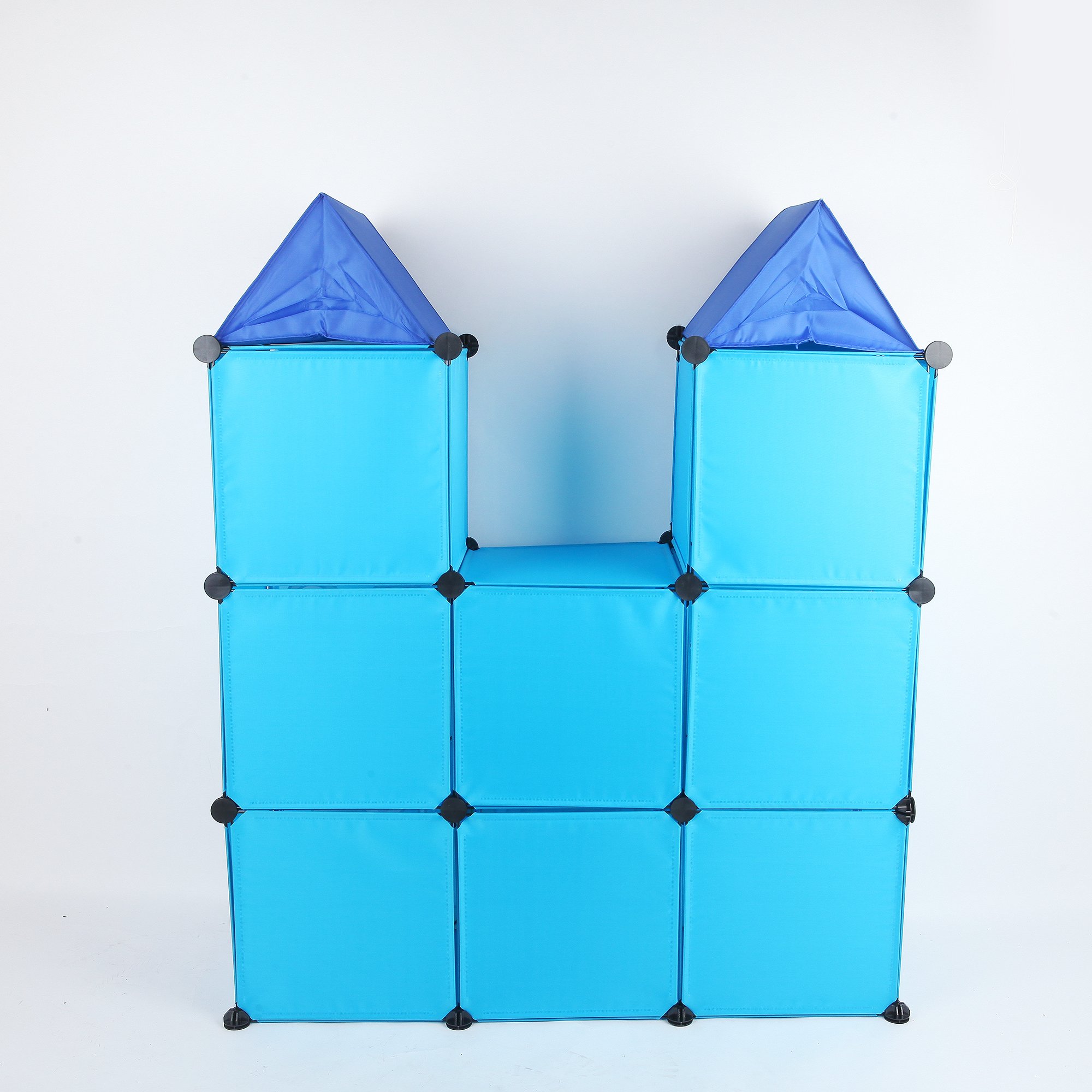 iPlay, iLearn Children’s Storage Units Castle Storage Cubes, 8