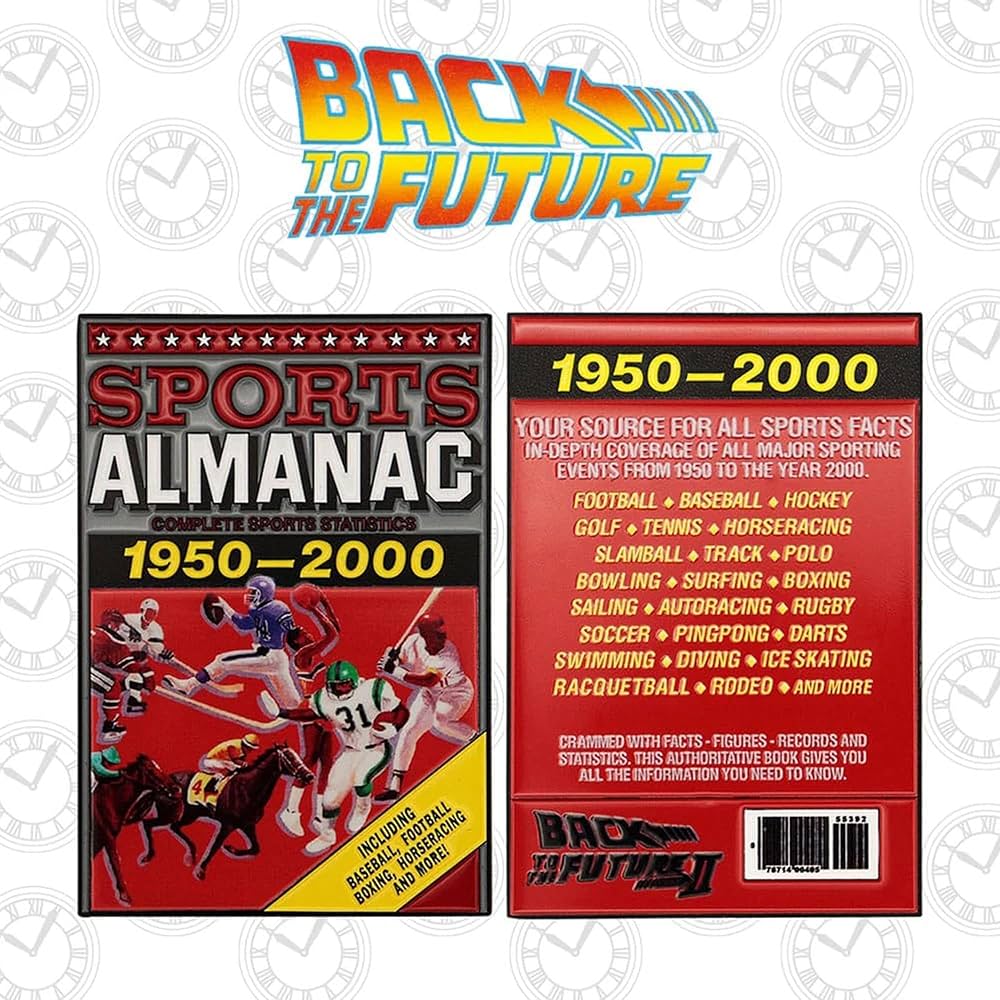 Amazon.com: Back to the Future Limited Edition Sport Almanac Ingot