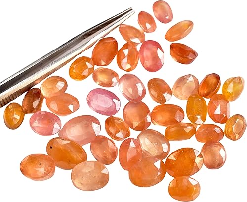 Saigems Srilanka - Piedra preciosa suelta de zafiro amarillo natural para hacer joyas corte ovalado 190 a 715 quilates cada unidad con certificado