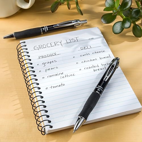 Miniatura 6 de ZEBRA PEN Bolígrafo de gel retráctil X10, punta media, 0.028 in, barril azul, tinta azul sin ácidos, paquete de 12 (el embalaje puede variar)