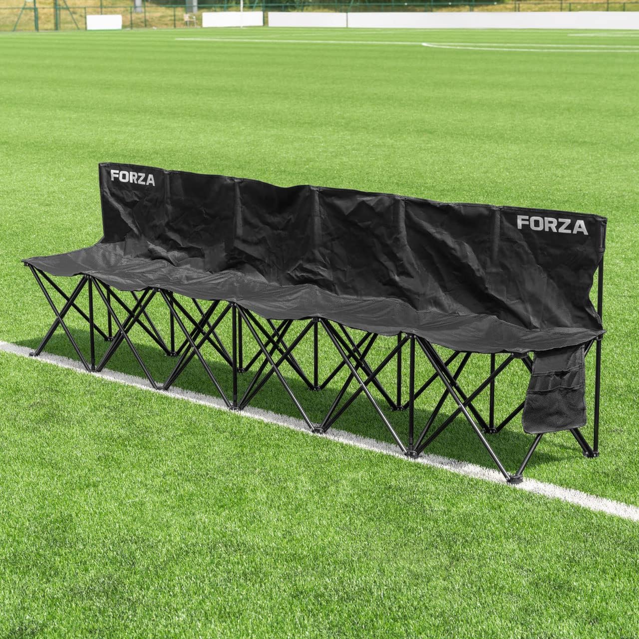 FORZA Portable Aluminium Team Benches 4 Seat, 6 Seat & 8 Seat Benches