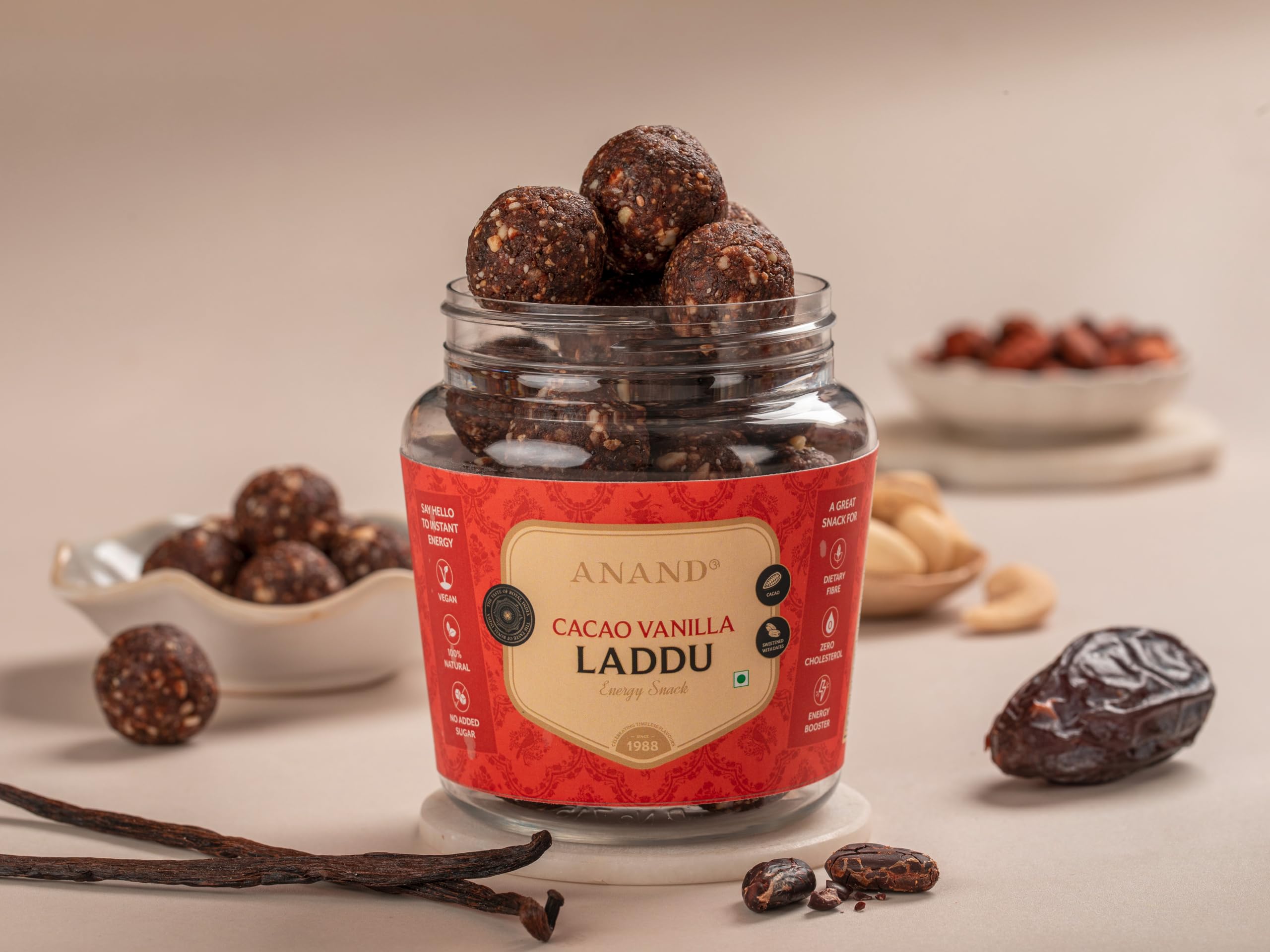 See full amazon price history chart for ANAND Cacao Vanilla Laddu 200 grams with Nuts,Chia Seeds,Energy booster, Vegan, Keto friendly No preservatives,Sweetened with Dates,No added Sugar (9 Pieces) ANAND Cacao Vanilla Laddu 200 grams with Nuts,Chia Seeds,Energy booster, Vegan, Keto friendly No preservatives,Sweetened with Dates,No added Sugar (9 Pieces) (B0D2CC6DR4) Amazon Price History, Amazon Price Tracker