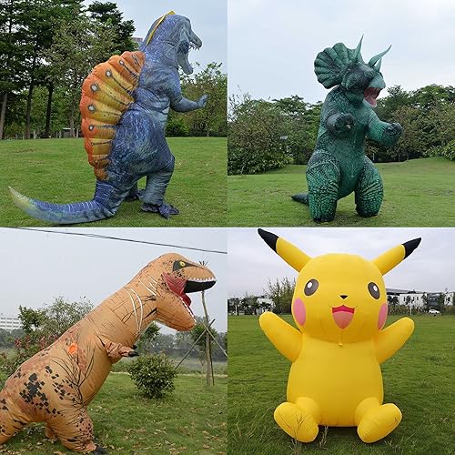 Miniatura 7 de DALJIAFA Mini Blower Fan Orange Fan Blower for Dinosaur Costume Doll Mascot Head Other Inflatable Game Clothing Suits Birthday Wedding Christmas