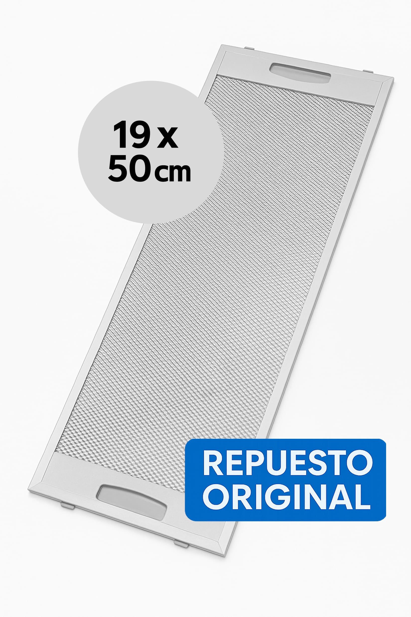 Recamania Filtro Metálico Campana Extractora TEKA CNL1000 CNL2000 19x50cm