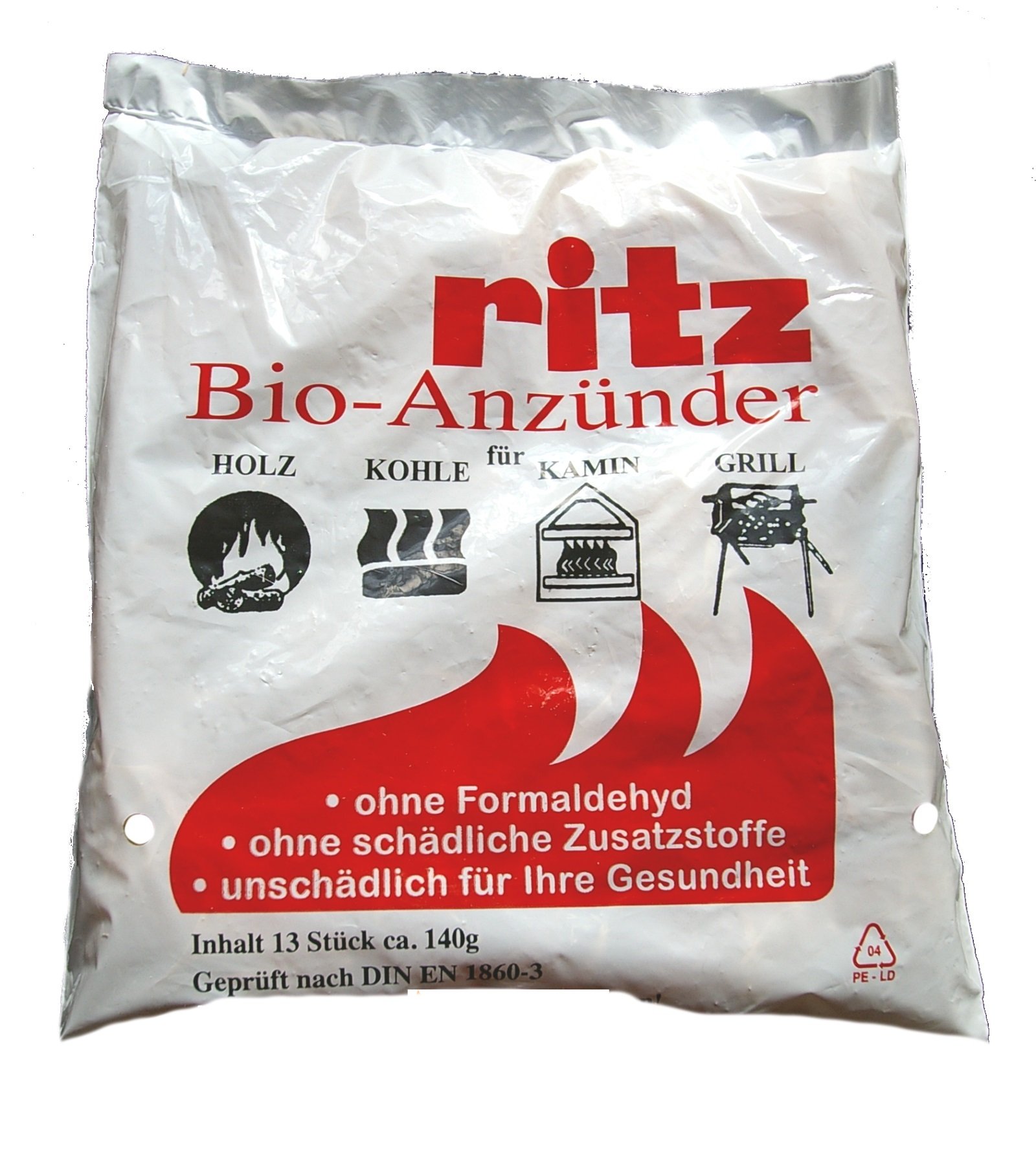 Ritz Bio Anzünder 650 Stück | Kaminanzünder | Holzanzünder | Grillanzünder | Brennholzanzünder | Holzkohle | Briketts | Kaminholz