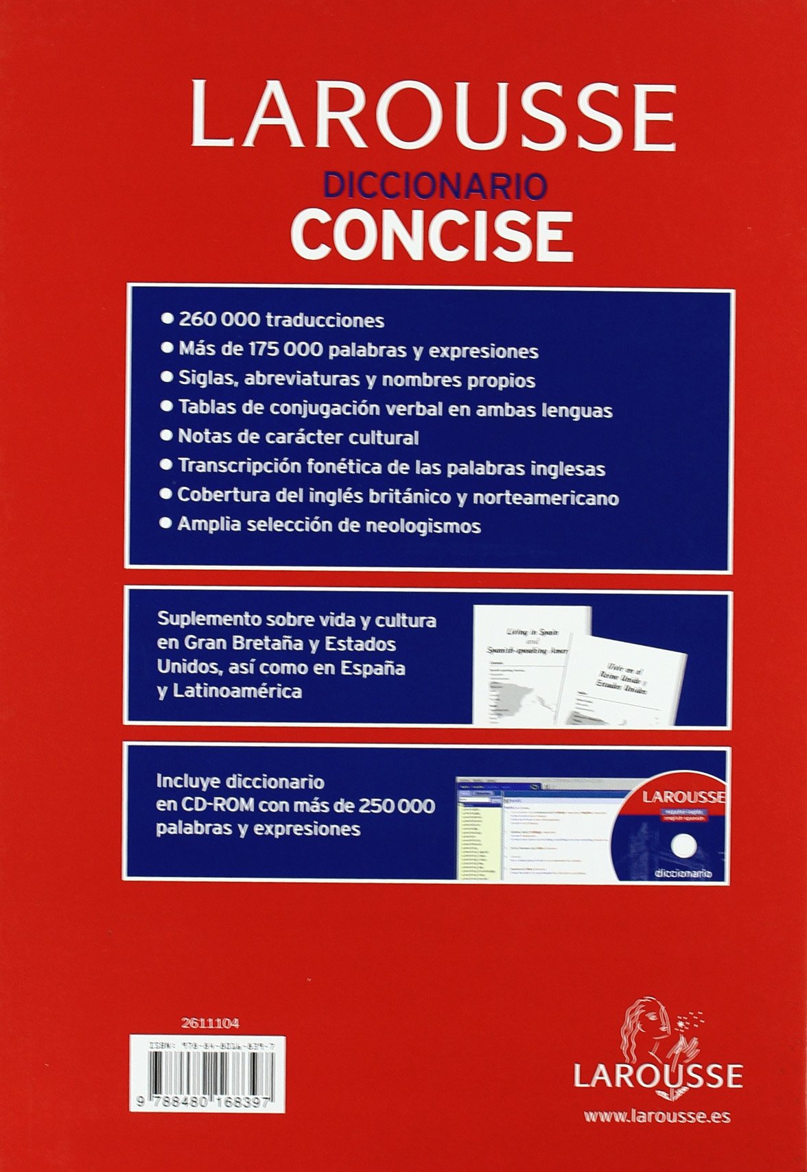Diccionario Concise español-ingles / inglés-español (Larousse - Lengua Inglesa - Diccionarios Generales)