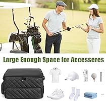 Amazon.com: PGmoon 2 Layer Golf Trunk Organizer, Golf Car Storage