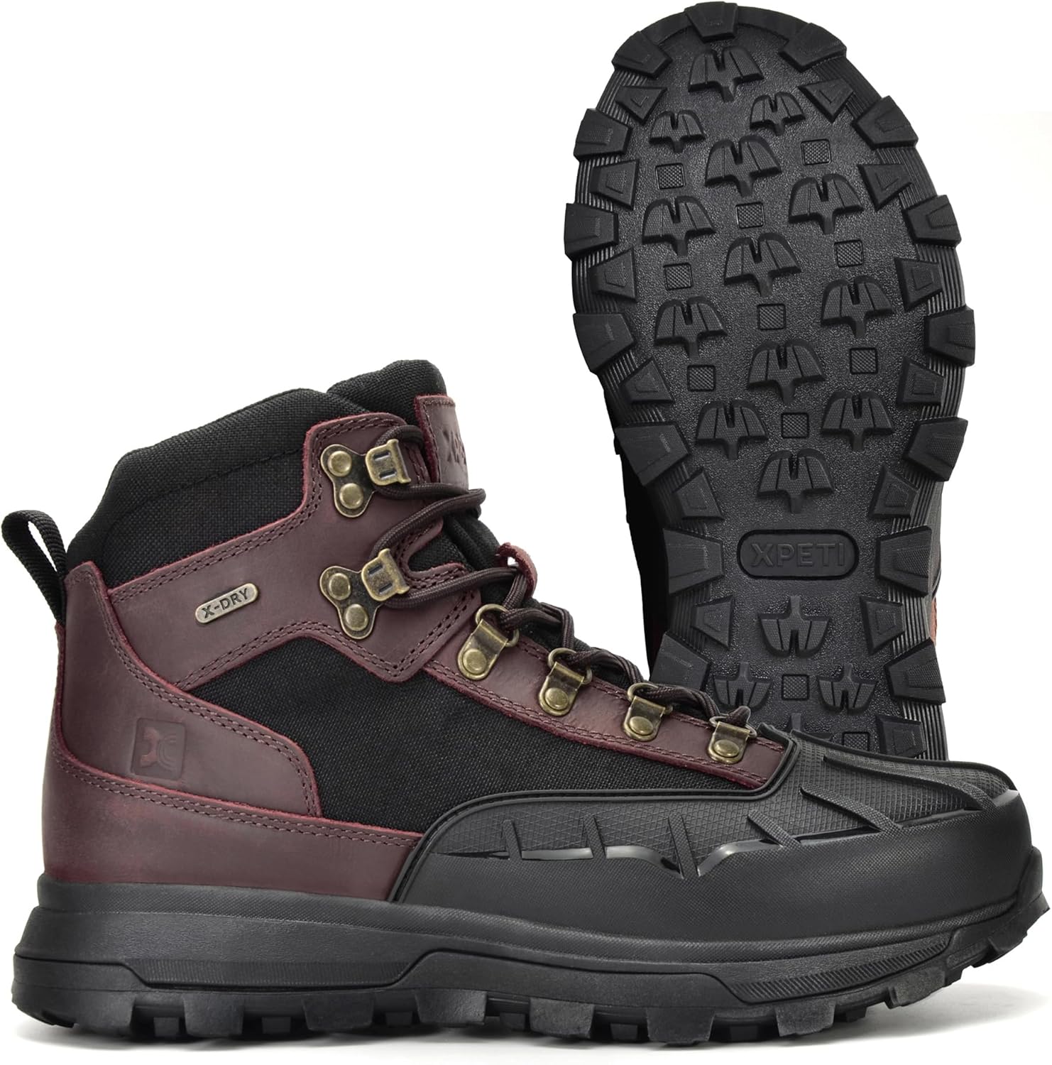 XPETI Men’s Legacy shell-toe hiking boots waterproof