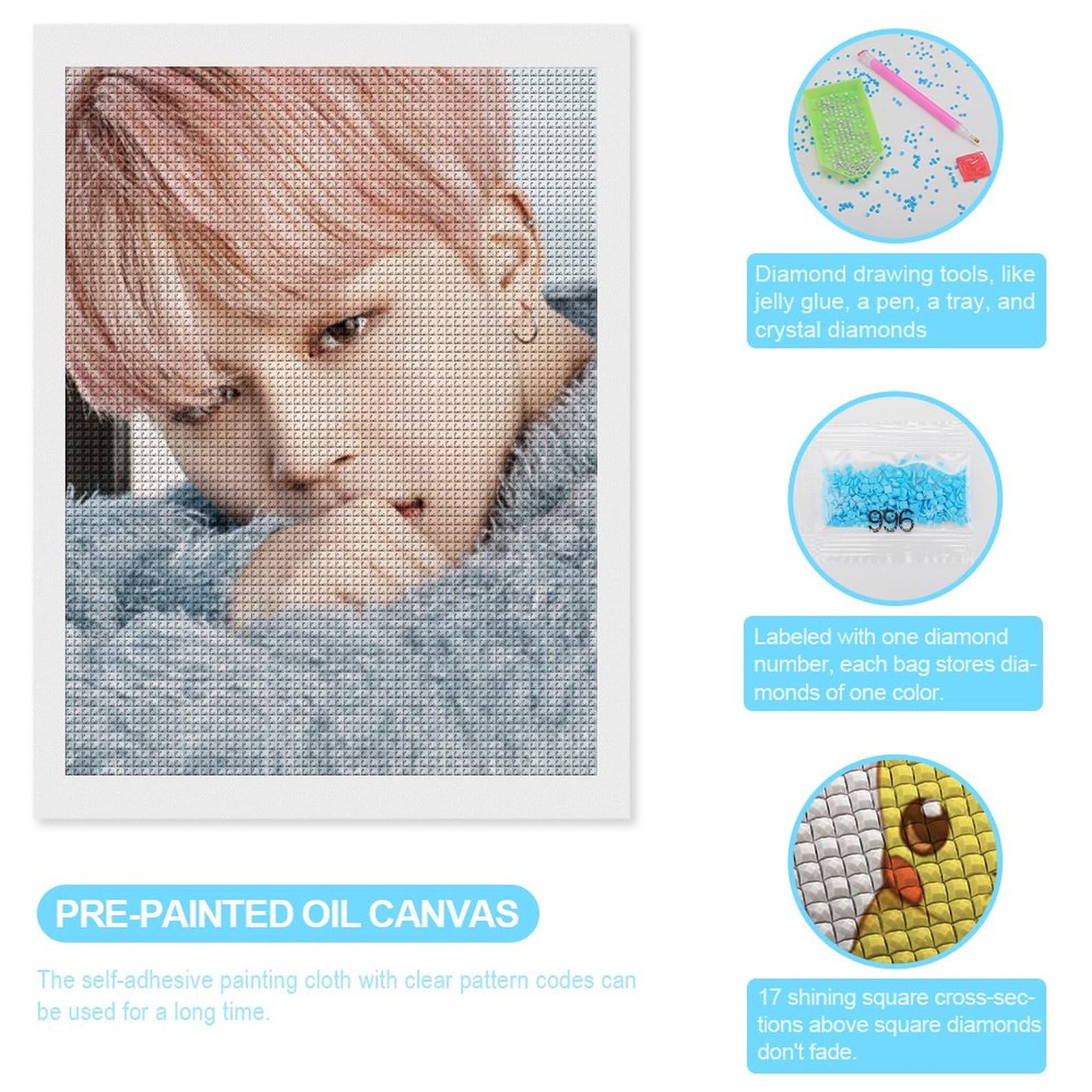 Amazon.co.jp: 75×100cm ダイヤモンドアート BTS 防弾少年団 JIMIN