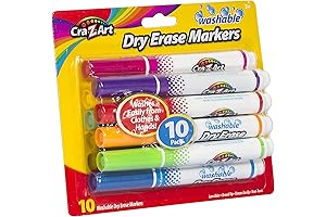 Cra-Z-Art Washable Dry Erase Markers (10 Count)