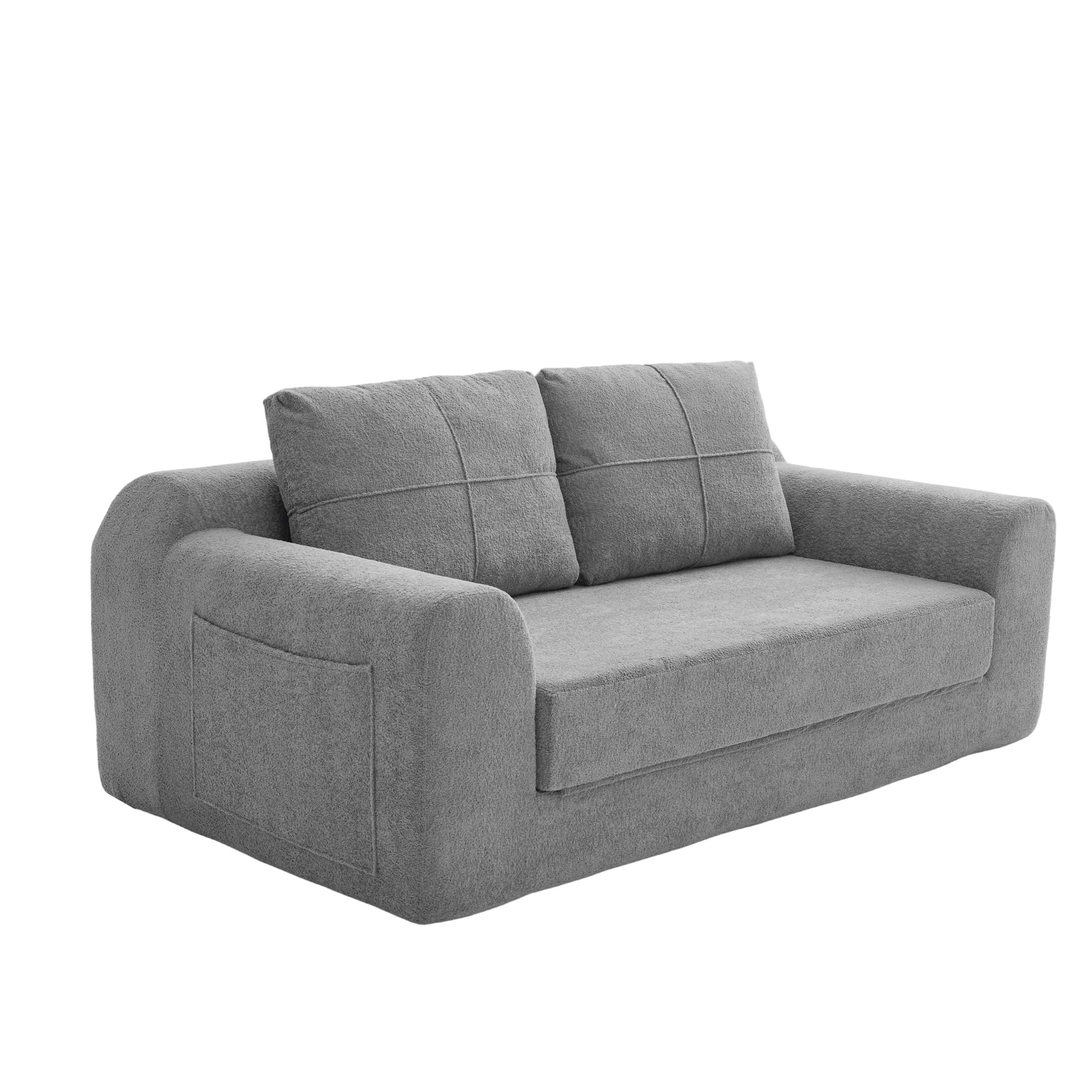 Sofá cama modular de 2 plazas, sofá convertible