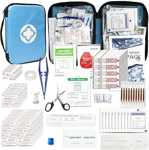 Inicio Kit de primeros auxilios para automóvil Suministros de repuesto para negocios 300 piezas Kits de primeros auxilios de emergencia Esencial
