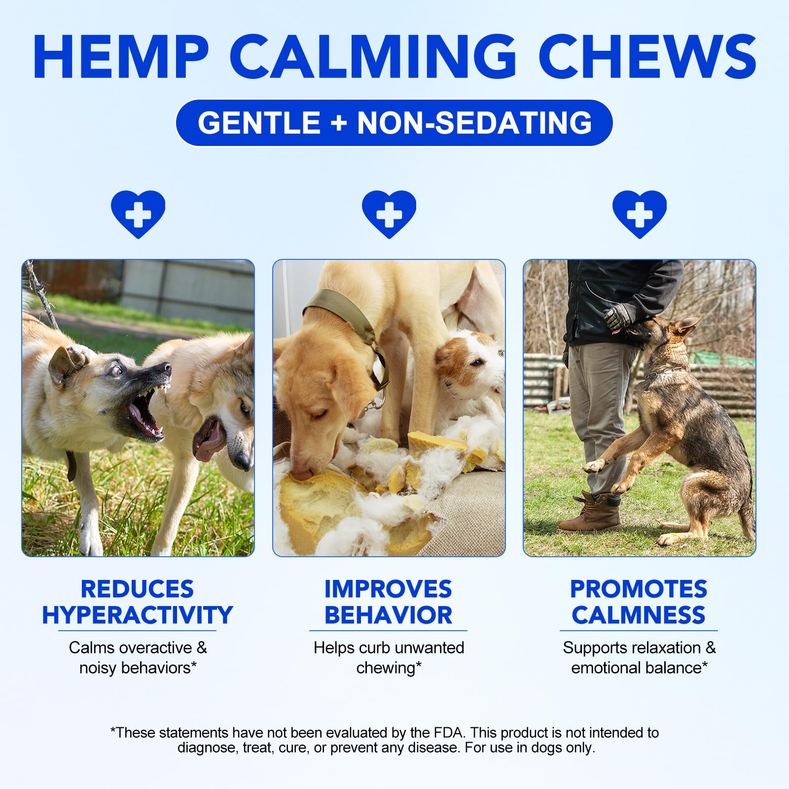 CLFJLXYX Calming Dog Treats That Work, blue - Image 3