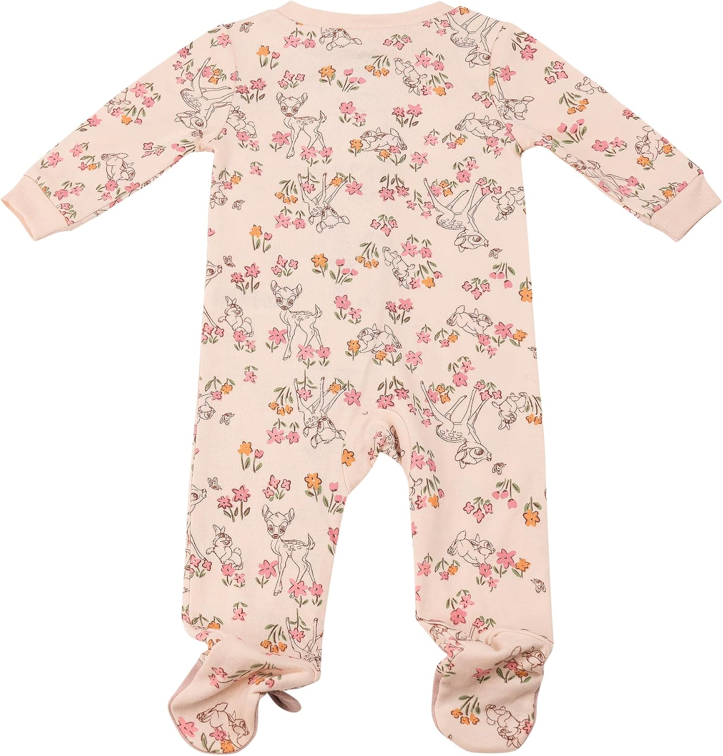 Magic Threadz Disney Clothes Baby Girls Quilted Footie Coveralls Winnie the Pooh, Bambi and Marie Printed Onesie (0/3M-6/9M) - Image 2