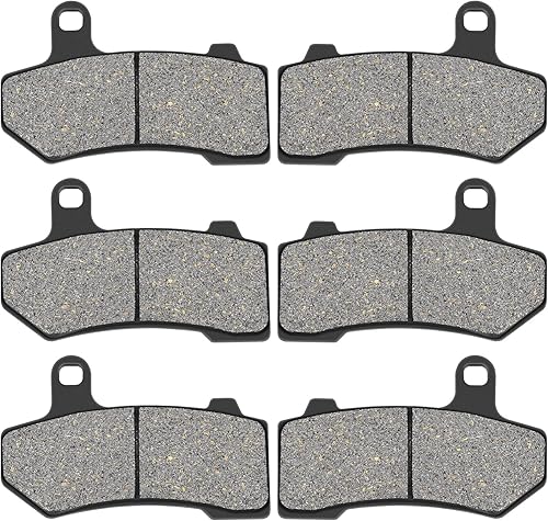 AHL Juego de pastillas de freno delanteras y traseras para motocicleta FLHTCU Ultra Classic Electra Glide Harley Touring FLHX Street Glide Touring