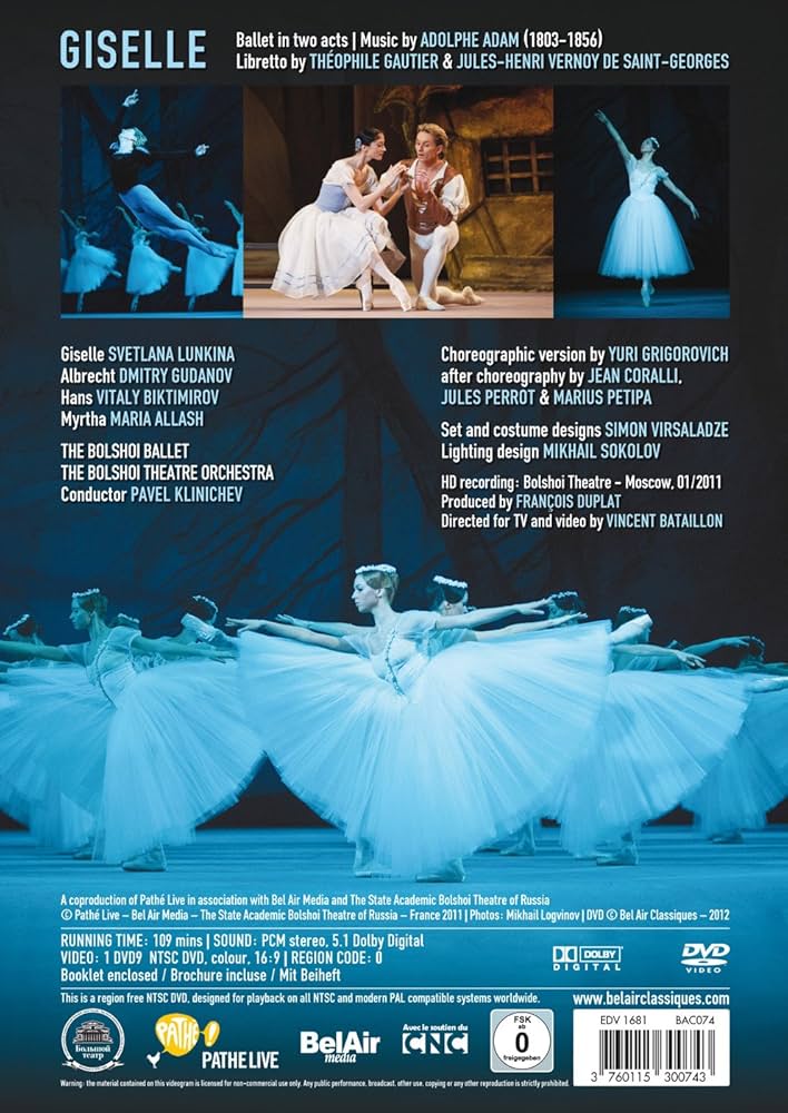 その他 The Bolshoi Ballet - The Best Of [Italian Edition] Amazon.com: Giselle : Bolshoi Ballet: Movies & TV