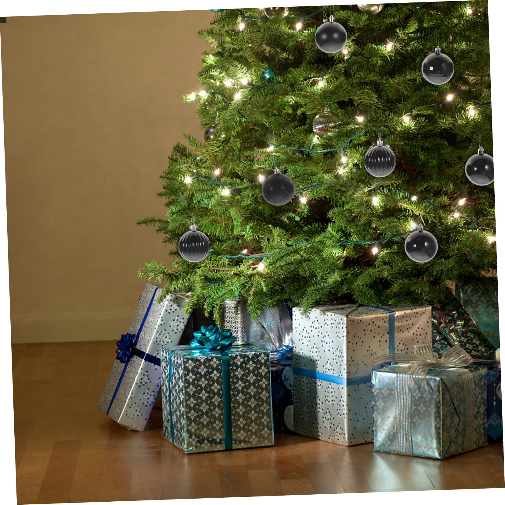 36stücke Weihnachtsbaum Hängekugeln Set Aus Weihnachtsbaum Hängeornament Hänge-Dekoration Für Zuhause