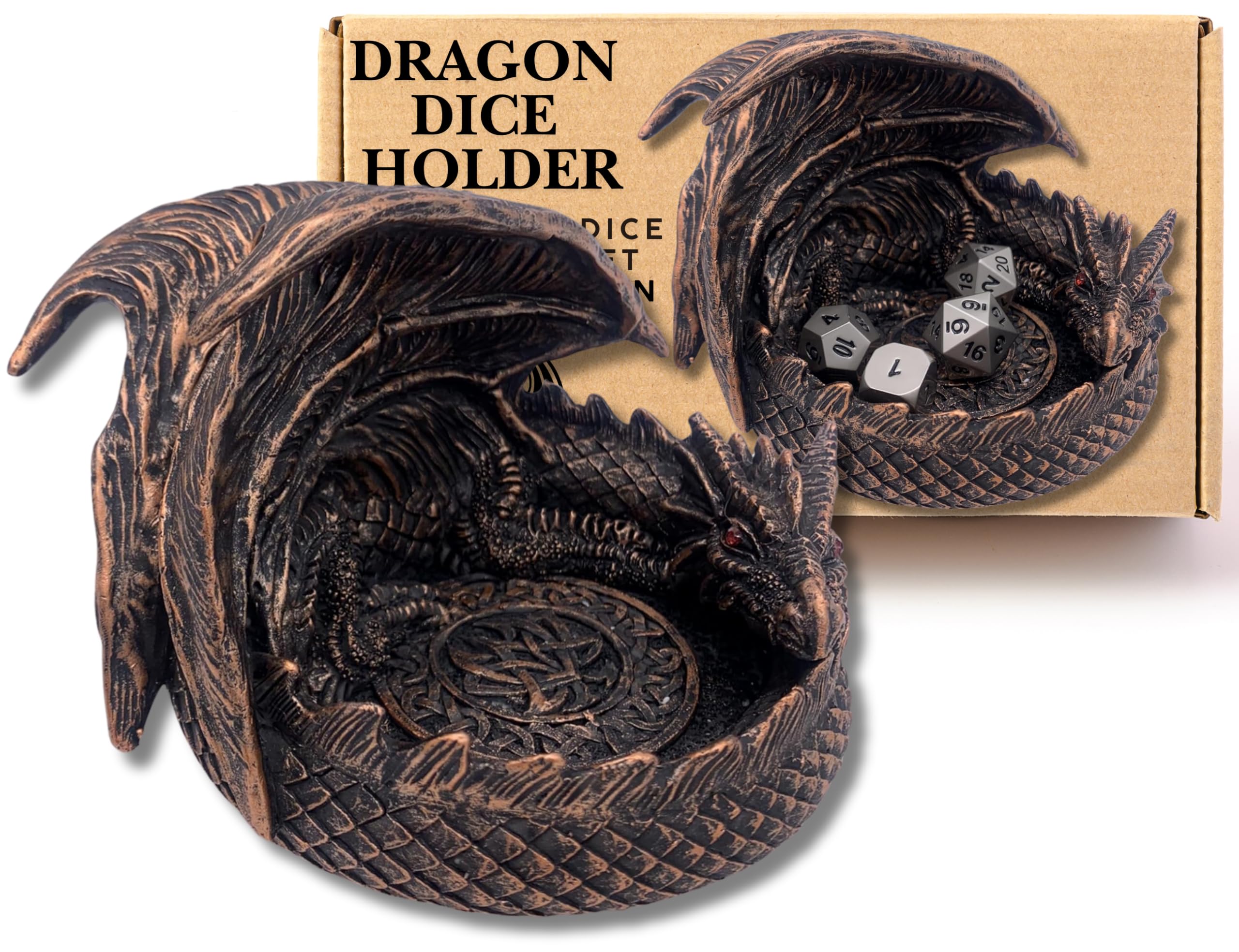 Uśmiechnięty gargulec, 14 cm Dragon DnD, strażnik więzienia, idealny uchwyt na kości smoka do gier fabularnych, mini taca, akcesoria do gier stołowych, dekoracja, prezenty