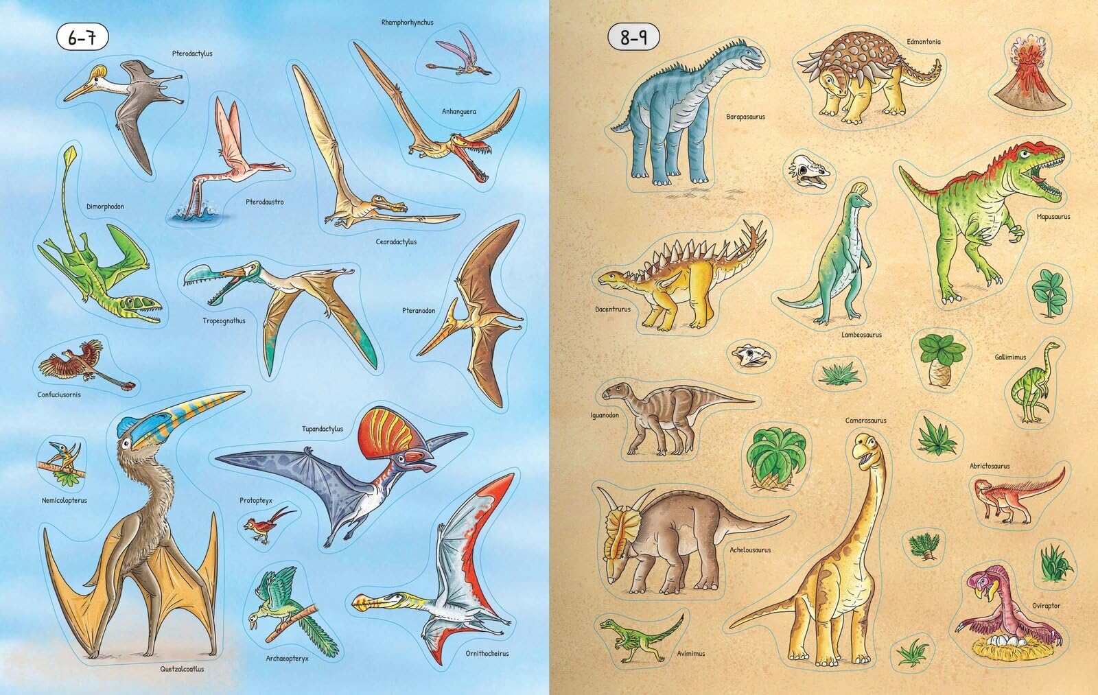 Meine große bunte Stickerwelt - Dinosaurier: Stickerbuch mit über 230 leicht wieder ablösbaren Stickern für Kinder ab 4 Jahren
