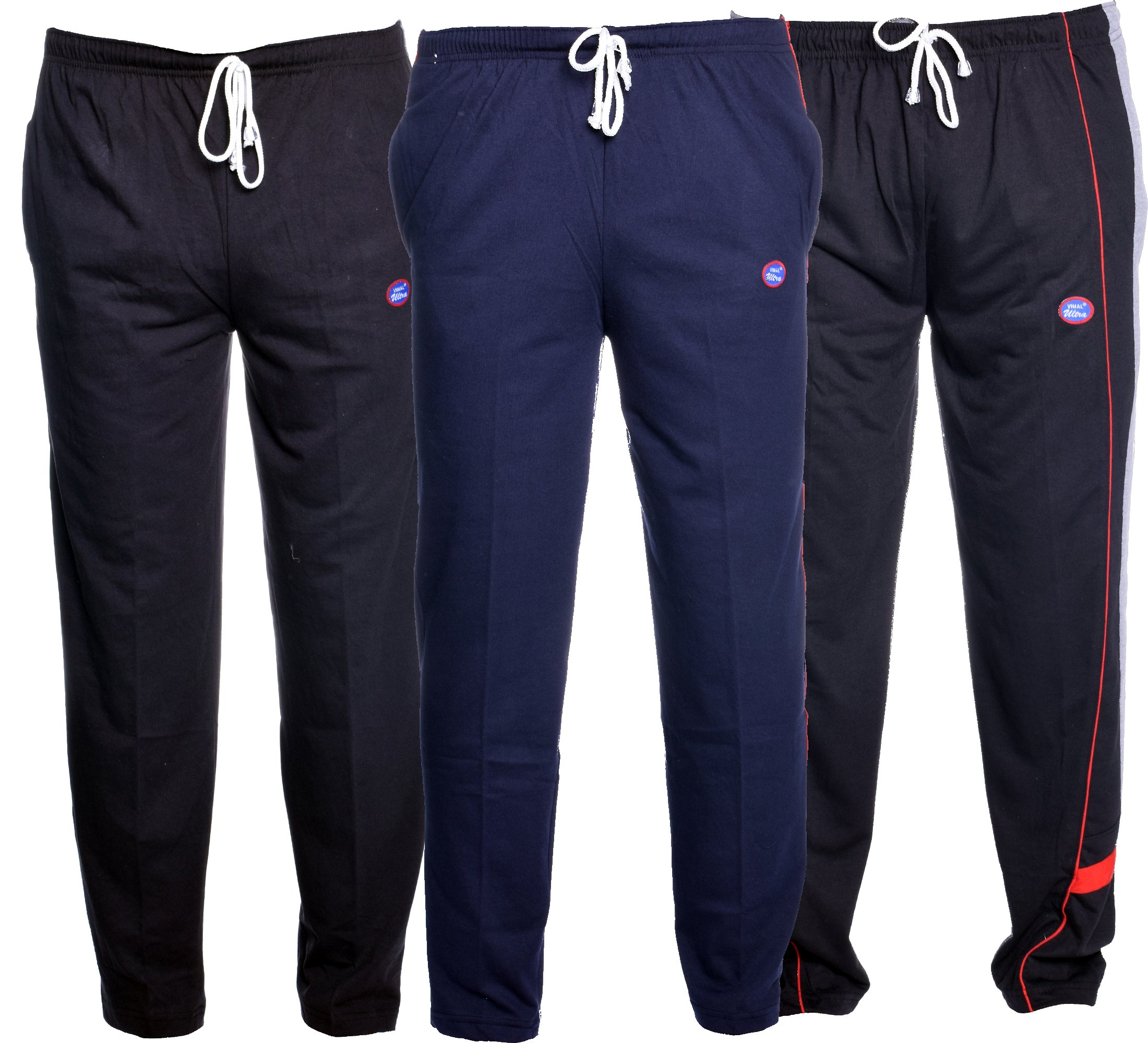 Mack Jonney Men's Slim Fit Trackpants (Pack of 3)-picture-9