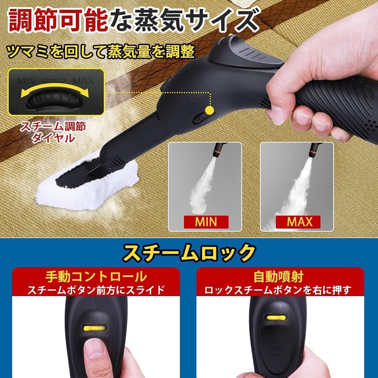 Waitbird スチームクリーナー 多機能家庭用タイプ 1.1 リットルタンク Amazon | Waitbird スチームクリーナー 多機能家庭用タイプ。1.1