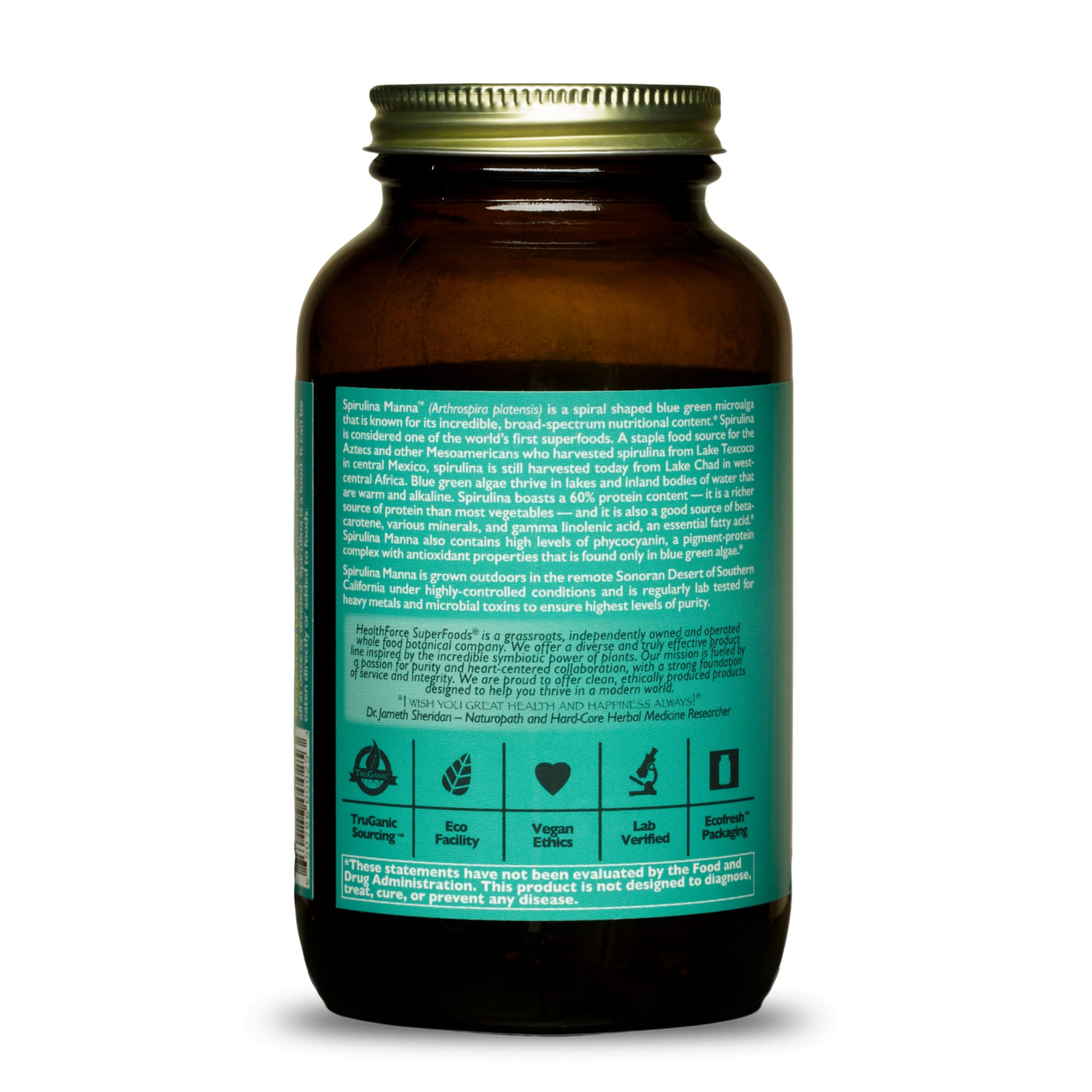 HEALTHFORCE SUPERFOODS Spirulina Manna Powder 149 g