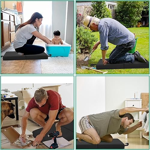 Miniatura 7 de Cojín de rodilla impermeable plegable grueso para yoga