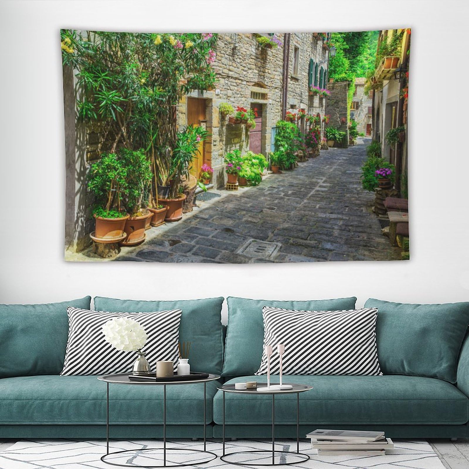 Amazon.com: ZhiRain Italy Tuscan Tapestry Wall Hanging Doorway