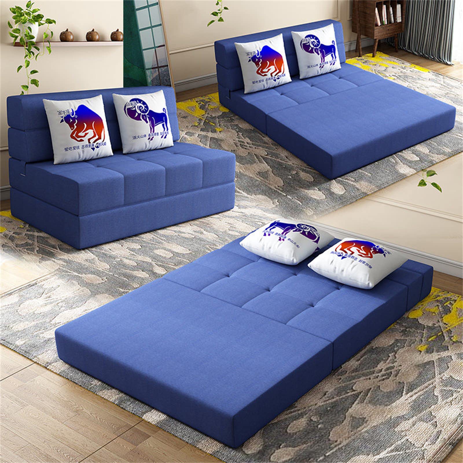Amazon.co.jp: Sofa Bed, Single Sitting, 2 Seats, Folding