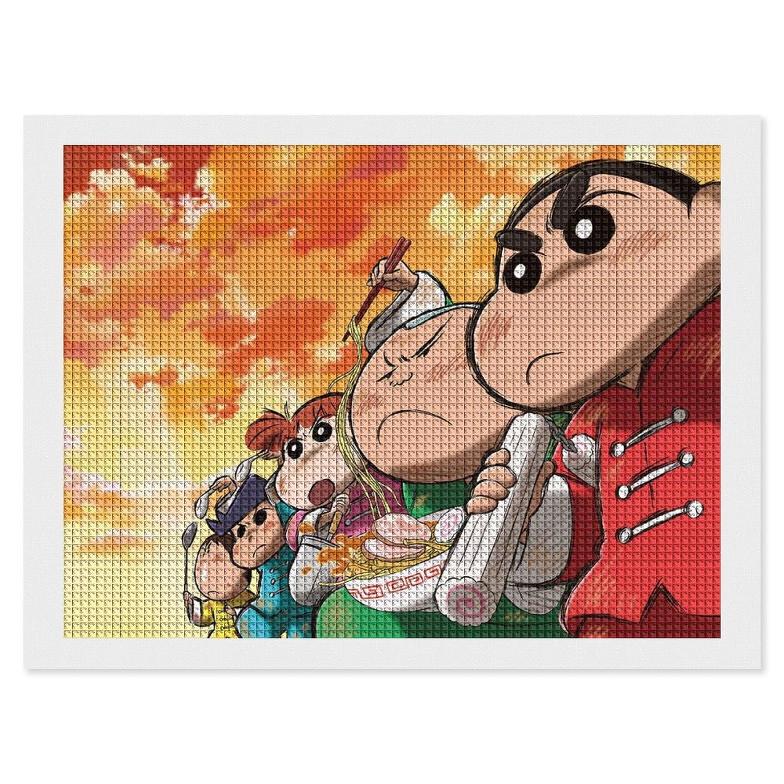Amazon.co.jp: クレヨンしんちゃん ダイヤモンドアート 四角いビーズ