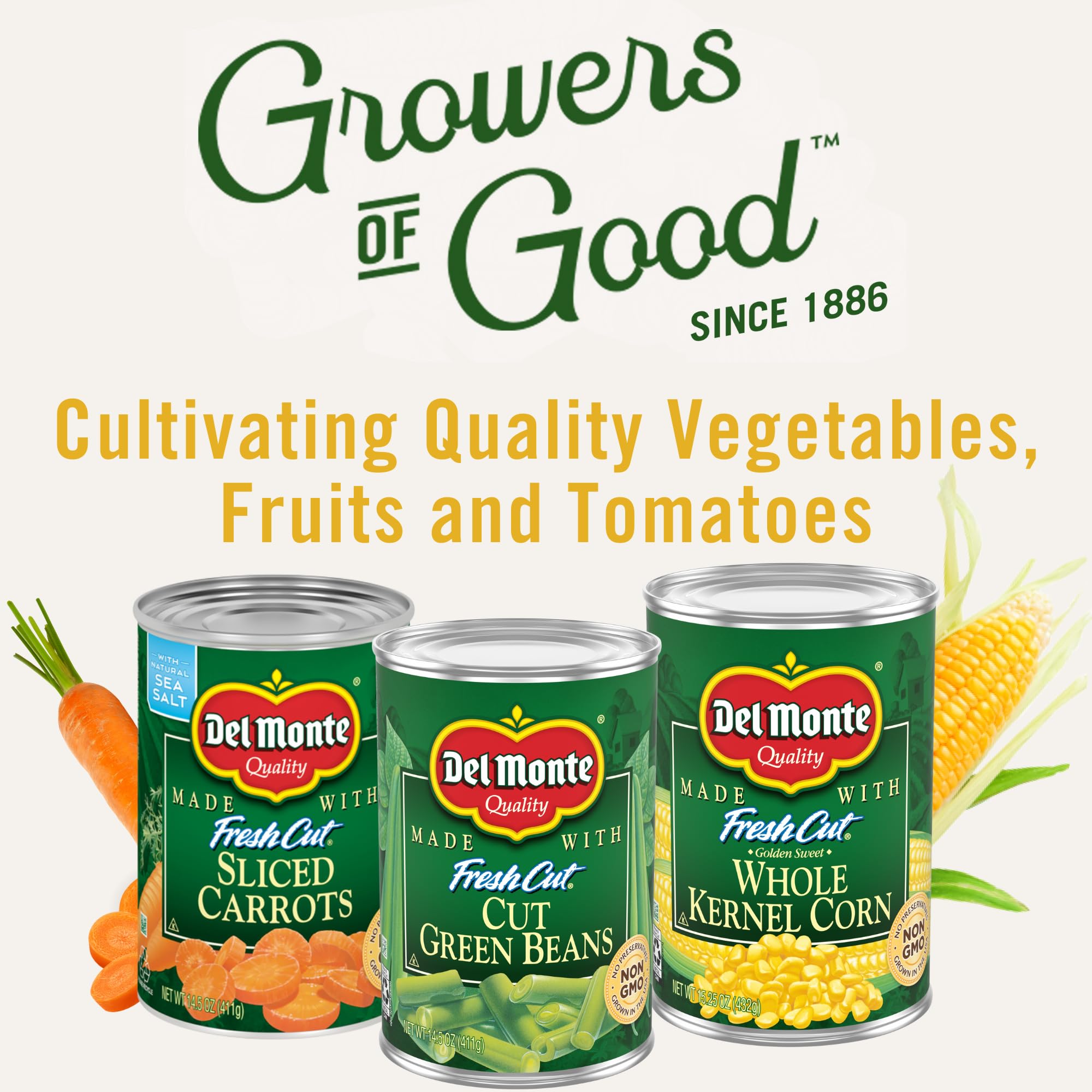 Del Monte Summer Crisp White Shoepeg Corn, 11 oz. Can (pack of 12)