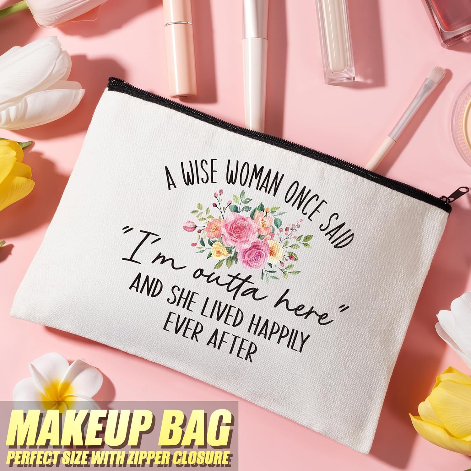 Happy Retirement Gift for Woman 2026, Funny Retirement Gifts for Women Coworkers, Cool Retired Gifts for Retirees Women Teacher Nurse Boss Friend Mom Grandma, Farewell Leaving Gift w/ Canvas Tote Bag - Image 9