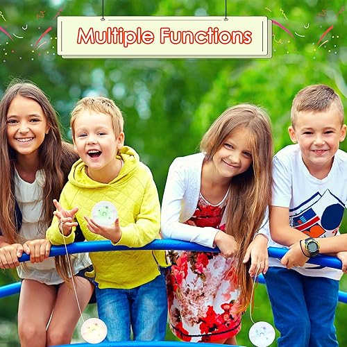 Miniatura 4 de 15 piezas de bola Yo Yo con luz LED transparente, bola sensible de plástico sensible para principiantes, cumpleaños, Navidad, relleno de calcetines