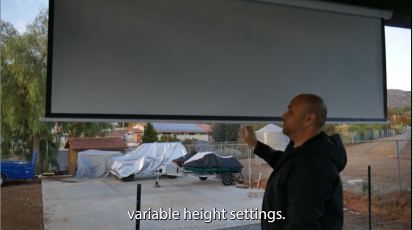Amazon.com: Akia Screens 100 Inch Pull Down Projector Screen