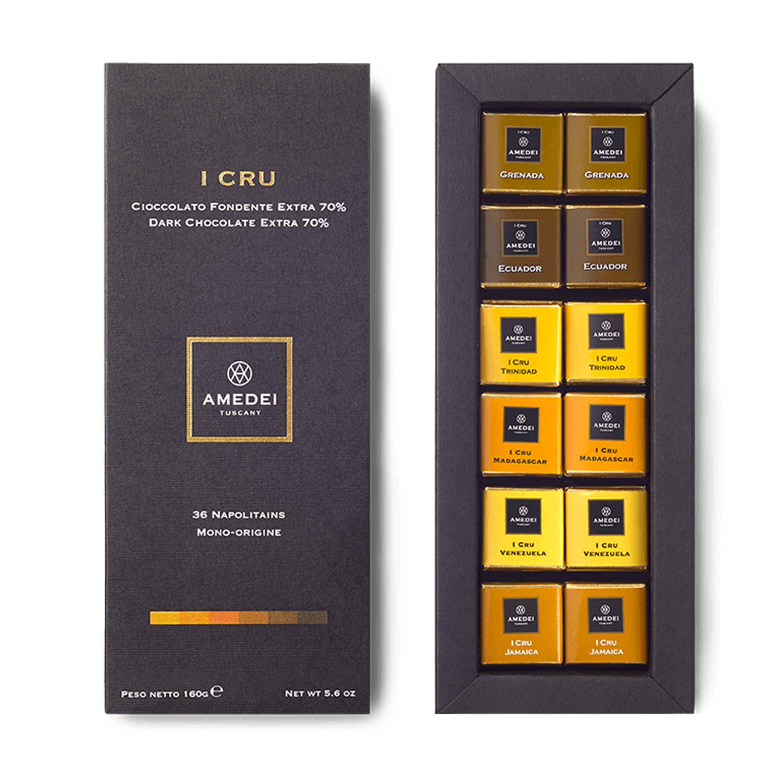 Amedei"I Cru" Tasting Package 36 NAPOLITAINS