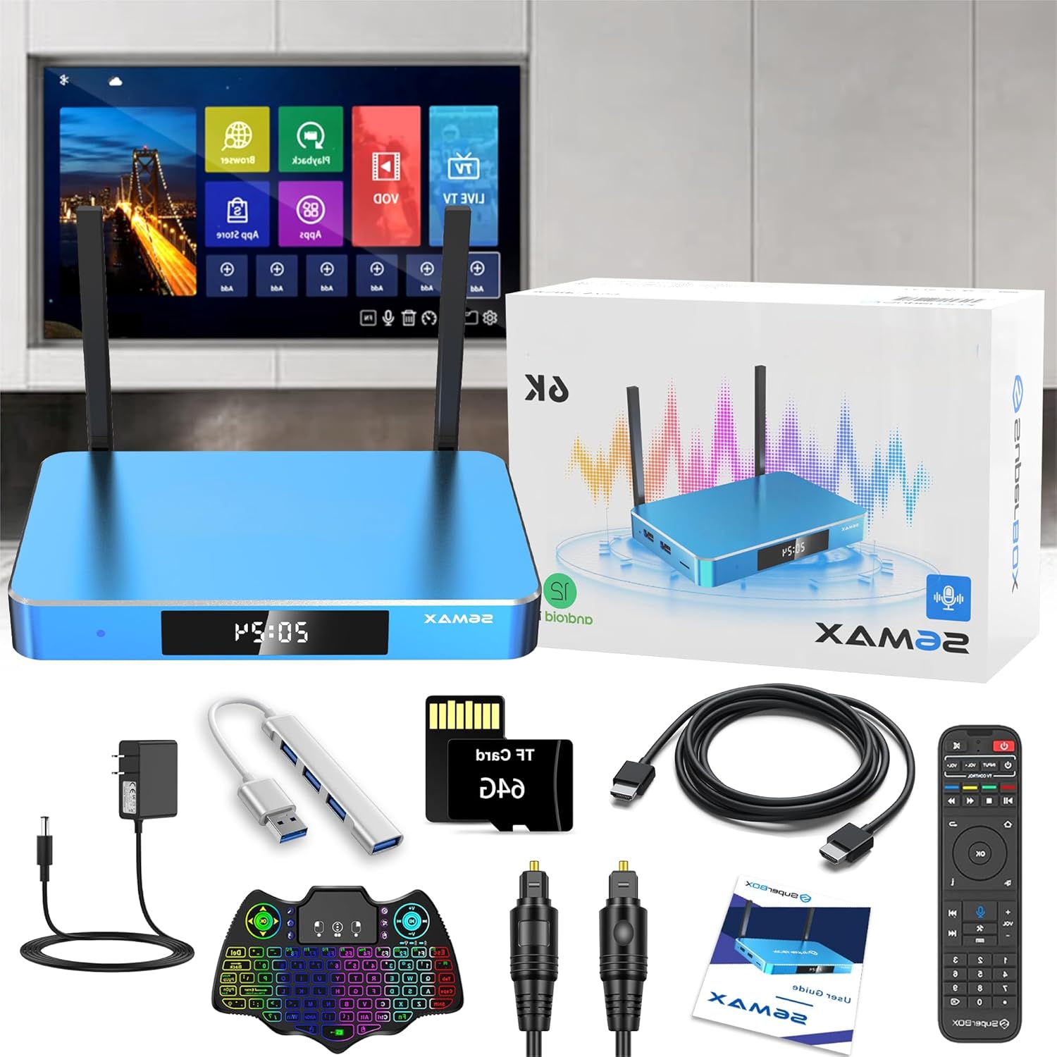 Amazon.com: Super Smart Box S6 Series Max Modem Router Combo with 9 ...