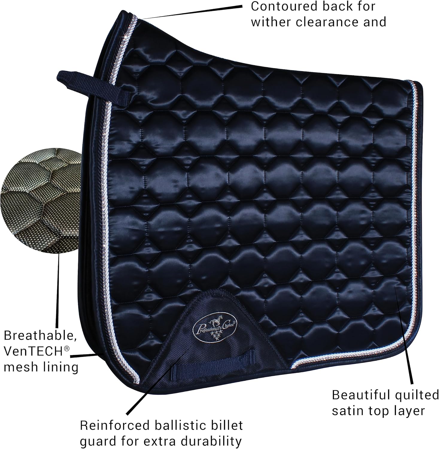 Professional's Choice VenTECH Satin Dressage Pad