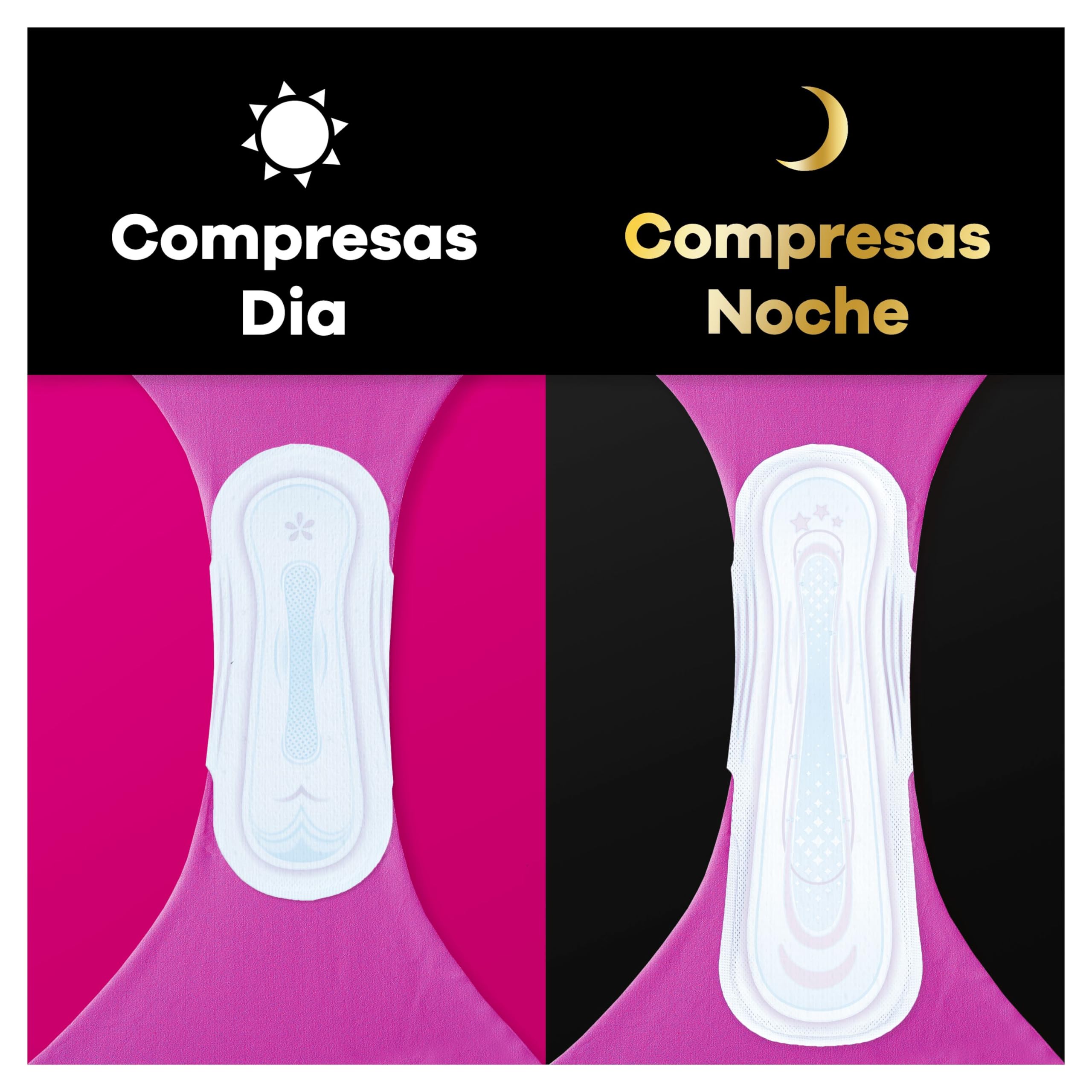 Ausonia Compresas Ultrafina Noche Extra Con Alas, 18 unidades, Doble Cobertura en la parte Delantera Y Trasera, Protección Durante La Noche — view 6