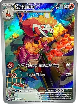 Pokémon - Crocalor 202/193 - Carta Coletável - Alternate Art